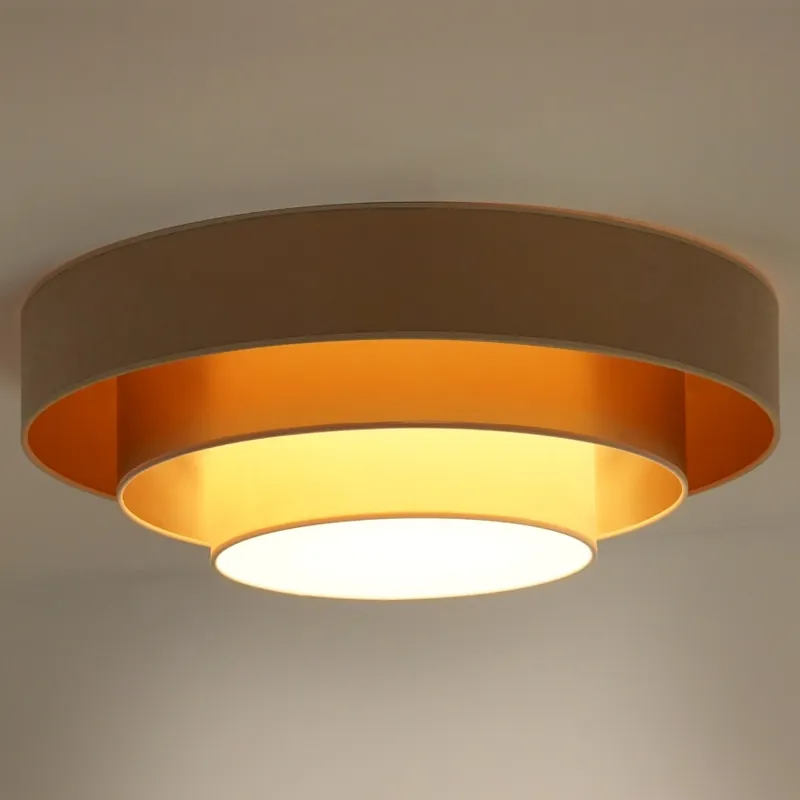 Duolla - LED Stropní svítidlo LUNETA LED/26W/230V pr. 60 cm 4000K béžová/zlatá/krémová Odeslání Ihned