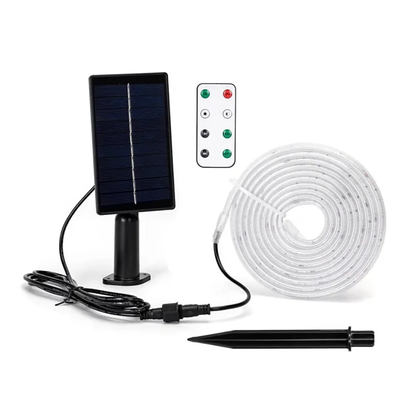 Jen Po Omezenou Doba Aigostar - LED Stmívatelný solární pásek LED/1,6W/3,2V 3 m 1600 mAh 6500K IP65 + dálkové ovládání