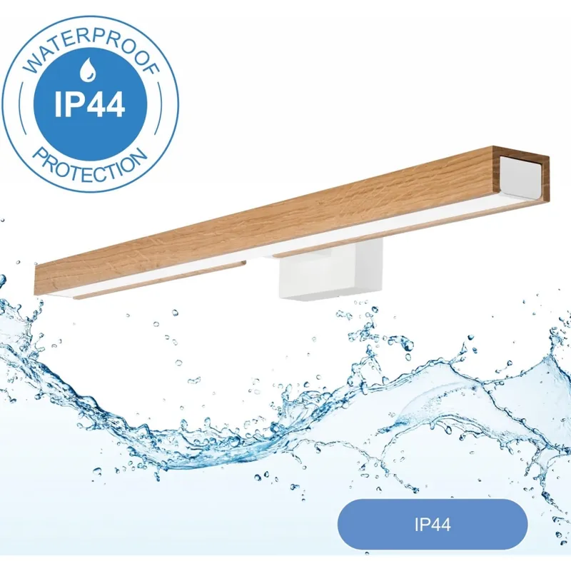 Značkový Brilagi - LED Koupelnové osvětlení zrcadla WOODY MIRROR LED/12W/230V 60 cm IP44 dub/bílá