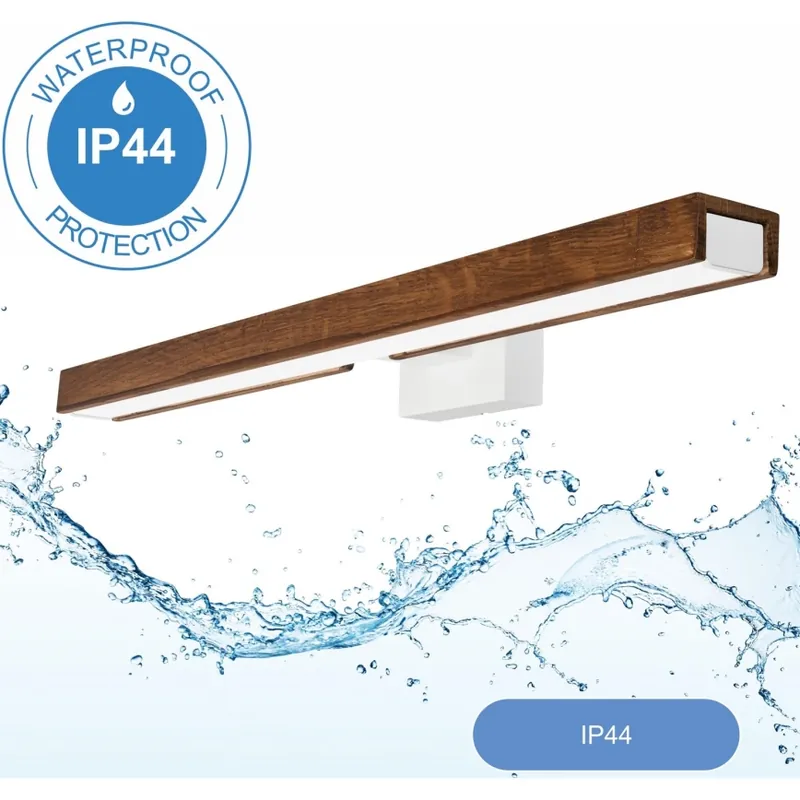 Super Cena Brilagi - LED Koupelnové osvětlení zrcadla WOODY MIRROR LED/12W/230V 60 cm IP44 dub třešeň/bílá