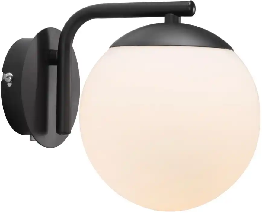 Nordlux - Nástěnná lampa GRANT 1xE14/40W/230V černá Autentický