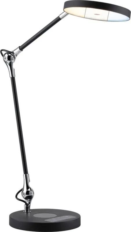 Tovární Cena Paulmann 78010 - LED/11W Stmívatelná dotyková stolní lampa NUMIS 230V 2700/4000/6500K černá