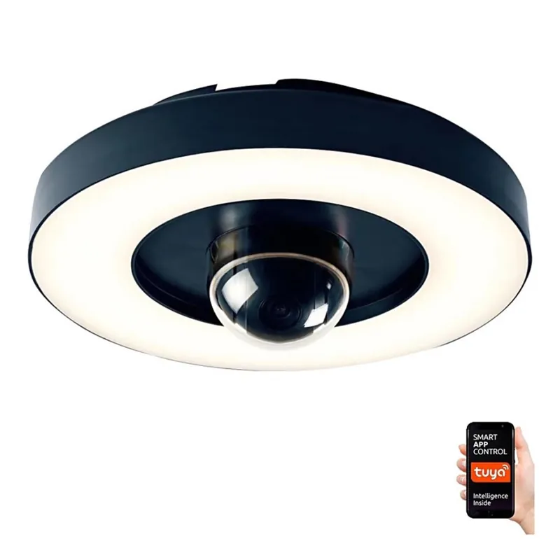 Nejprodávanější Immax NEO 07792L - LED Chytrá venkovní kamera se světlem RING 22W/230V IP44 Wi-Fi Tuya
