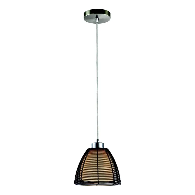 Searchlight - Lustr na lanku 1xE27/60W/230V pr. 19 cm černá Nejlepší Cena