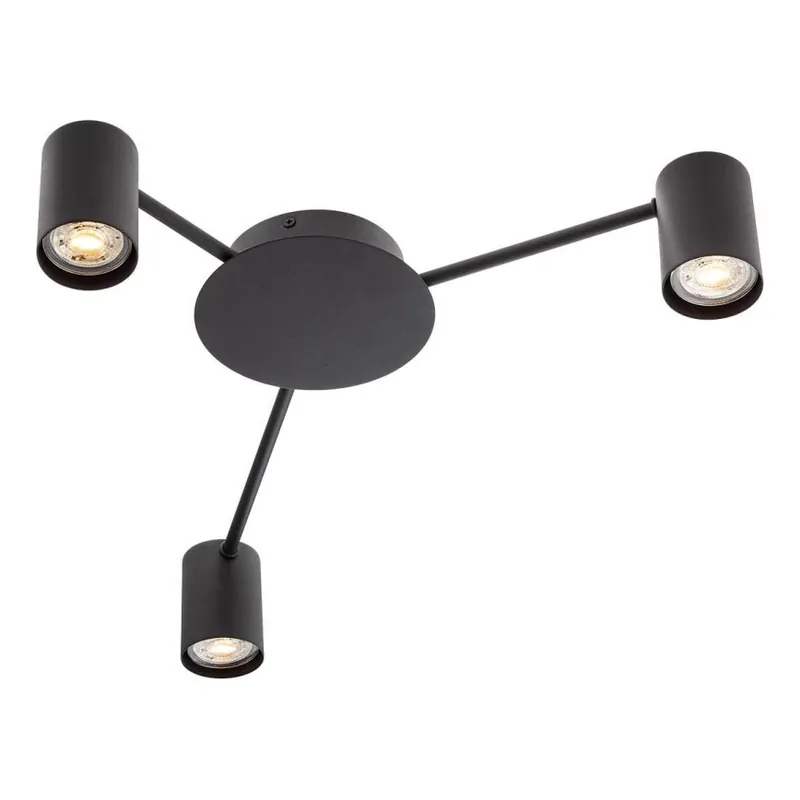 Redo 01-4050 - Bodové svítidlo NOA 3xGU10/10W/230V černá Nejlepší Cena