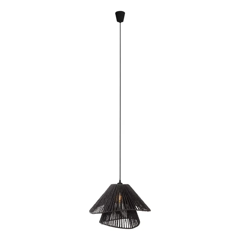 MAXLIGHT P0580 - Lustr na lanku AMALFI 1xE27/15W/230V pr. 45 cm černá Ihned K Objednání