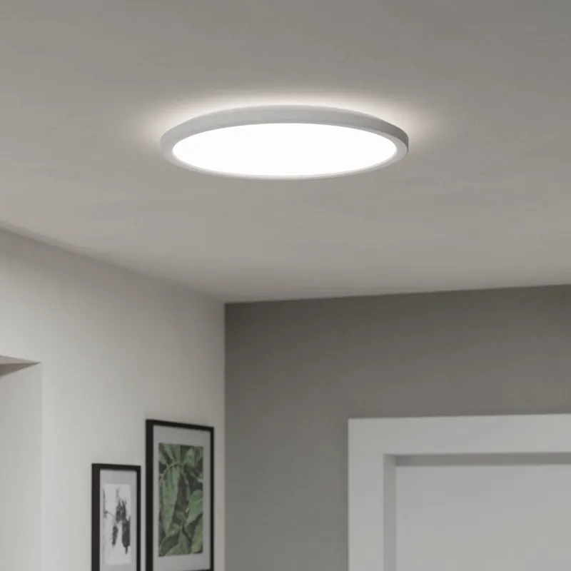 Pouze Dnes Eglo - LED Stmívatelné koupelnové stropní svítidlo LED/18,5W/230V 2700-6500K pr. 38,9 cm IP44 bílá + dálkové ovládání