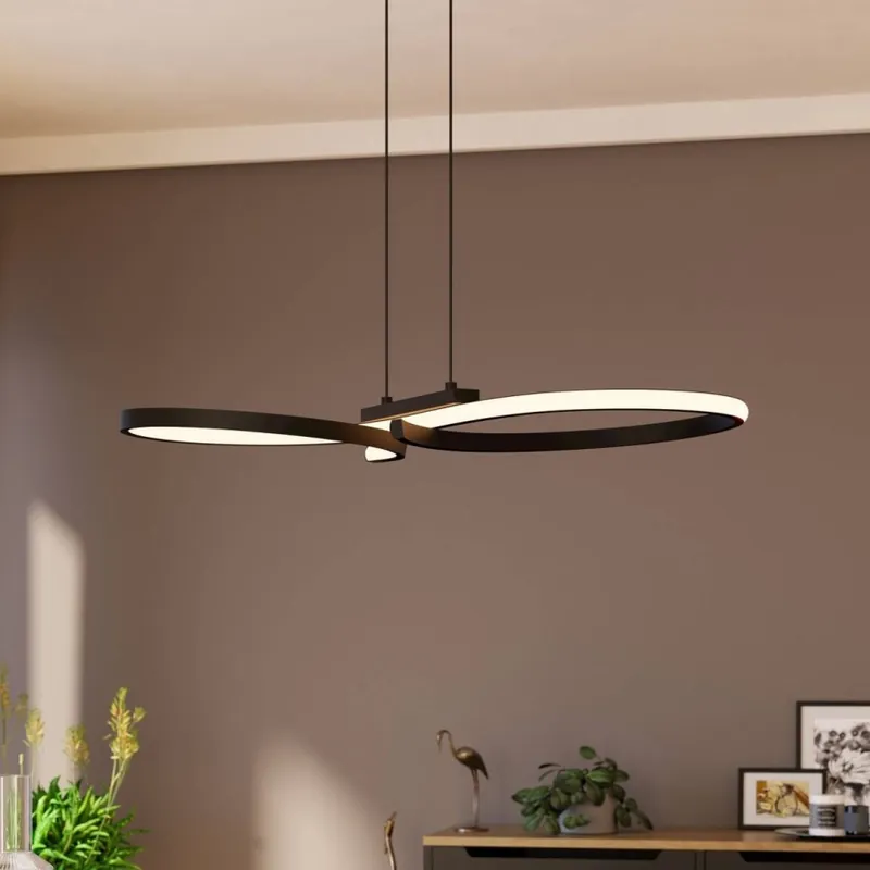 Výhodná Nabídka Eglo - LED Lustr na lanku LED/21W/230V 3000K černá