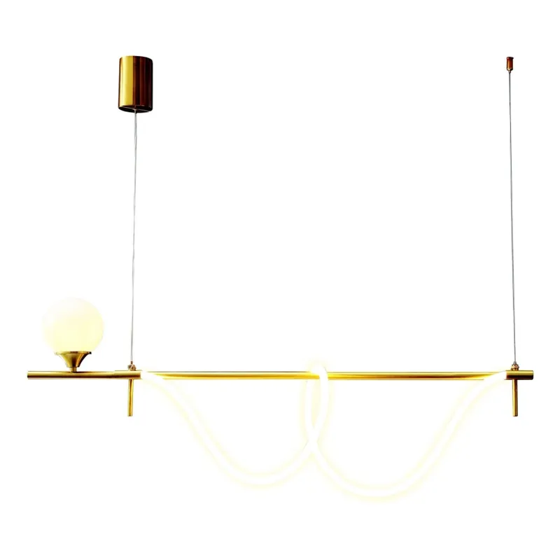 Odeslání Ihned LED Lustr na lanku LED/20W/230V + 1xG9/10W/230V 3000K zlatá