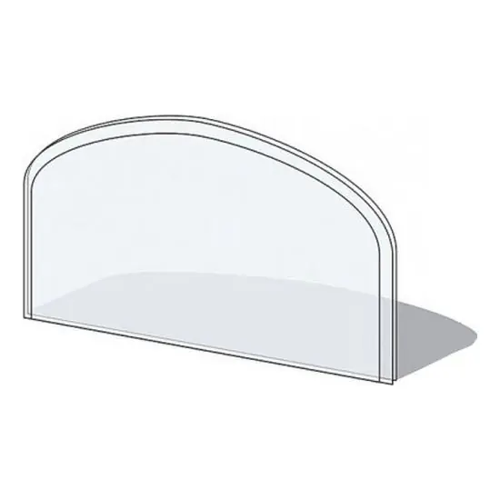 Koupit Online Sklo pod kamna 1000x550x6 mm půloblouk