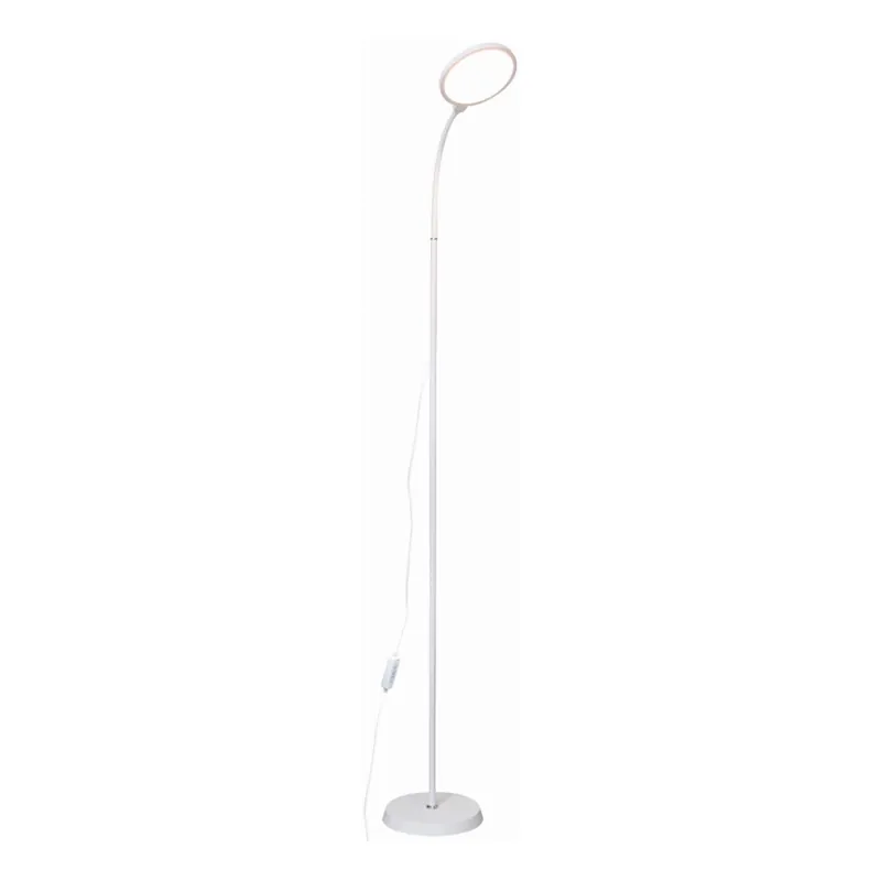 Sleva LED Stmívatelná stojací lampa 2v1 LED/10W/230V bílá