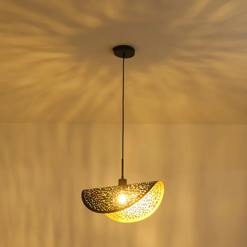 Must-Have Lustr na lanku GALILEA 1xE27/15W/230V černá