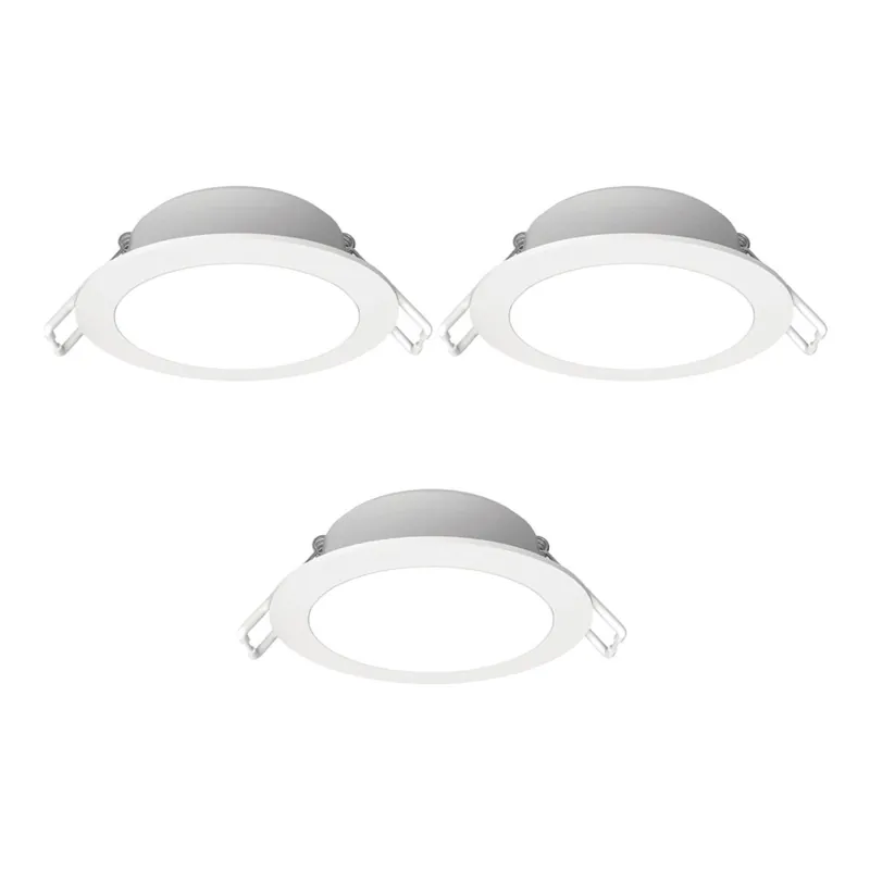 Aigostar - SADA 3x LED Koupelnové podhledové svítidlo LED/4,8W/230V 3000K IP65 bílá Odeslání Ihned
