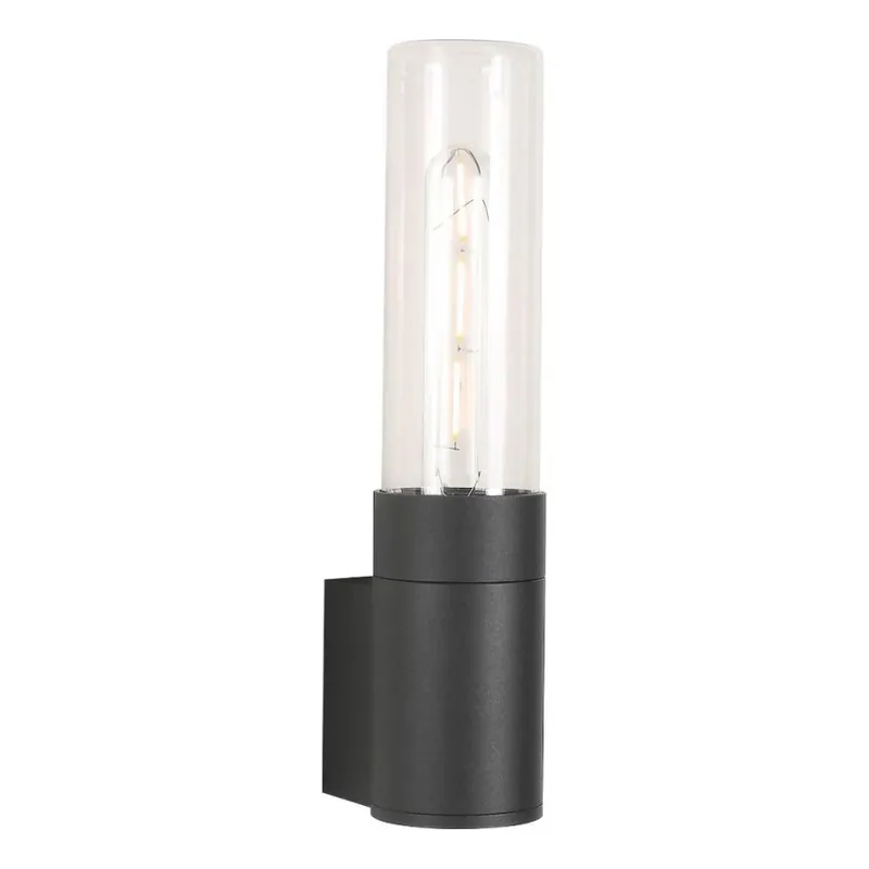 Zuma Line - Venkovní nástěnná lampa 1xE27/60W/230V IP54 černá Omezená Nabídka