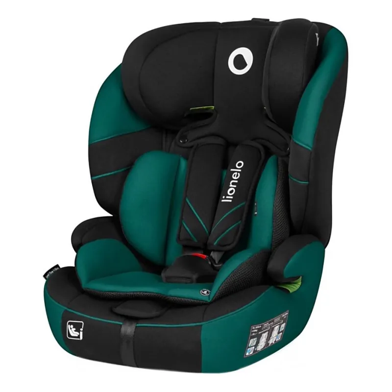 Lionelo - Autosedačka LEVI ONE i-Size 76-150 cm černá/zelená Vrácení Zdarma