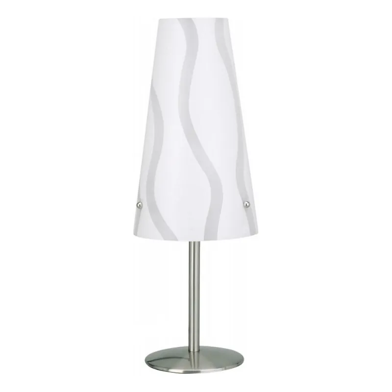 Vrácení Zdarma Brilliant - Stolní lampa ISI 1xE14/40W/230V bílá/šedá/lesklý chrom