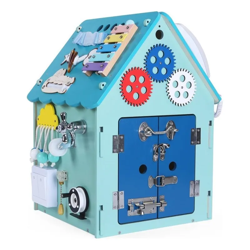 Přímo Od Výrobce 2Kids Toys - Activity board domeček modrá