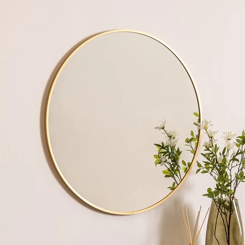 Atmosphera - Nástěnné zrcadlo ALICE pr. 70 cm zlatá Oblíbený