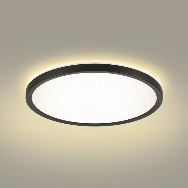 Brilagi - LED Koupelnové stropní svítidlo ULTRA SLIM LED/18W/230V pr. 30 cm černá IP54 Nakupujte Hned