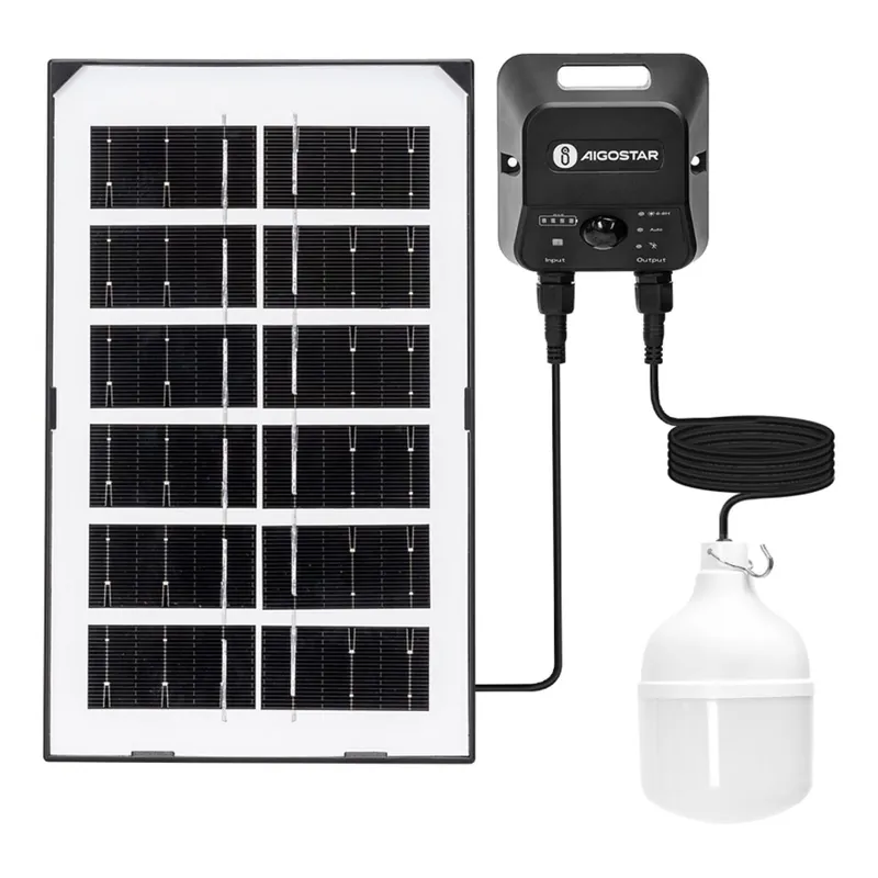 Aigostar - LED Solární lustr se senzorem LED/35W/12V 3000 mAh 6500K IP65 pr. 10 cm + dálkové ovládání Must-Have