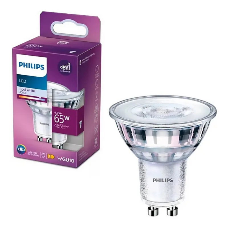 LED Žárovka Philips PAR16 GU10/4,9W/230V 4000K Cenová Bomba