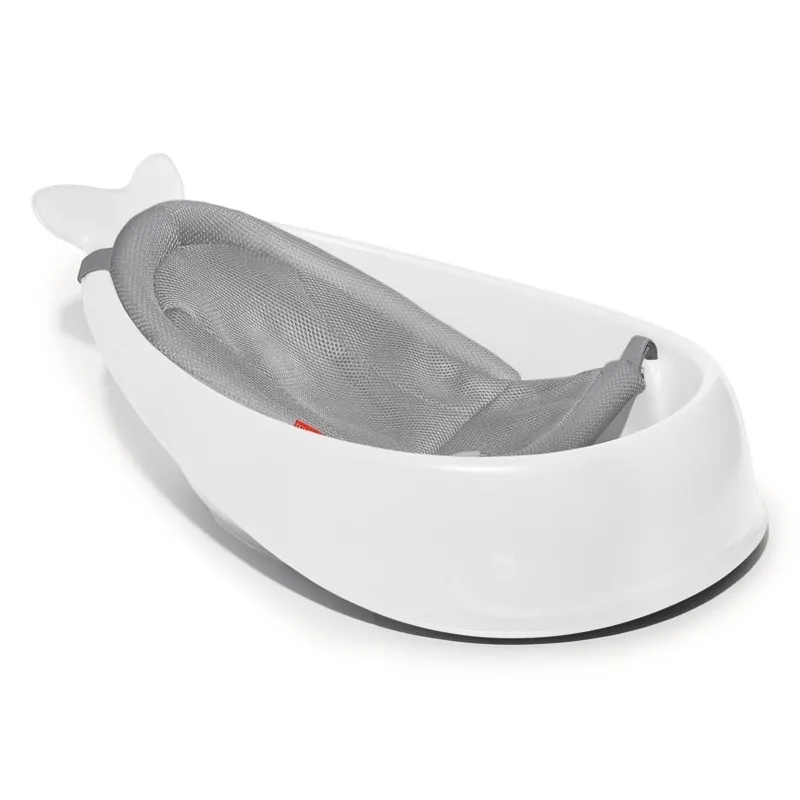 Skip Hop - Dětská vanička s ergonomickou podložkou MOBY 3 bílá Horká Nabídka