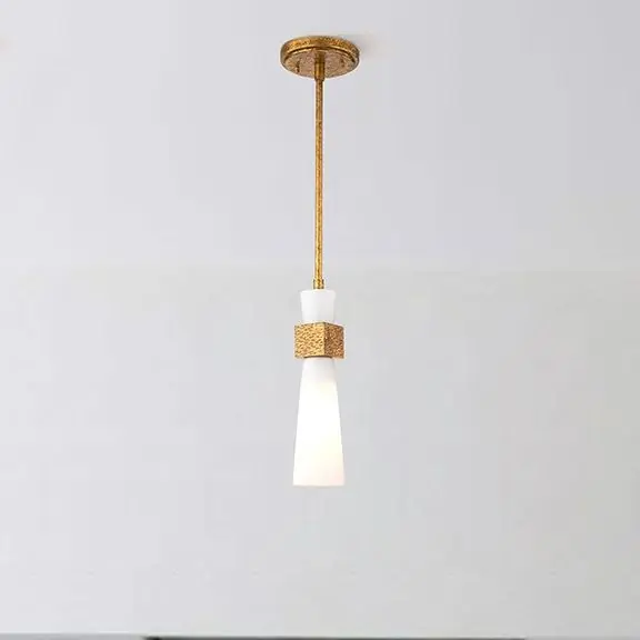 Omezená Nabídka Elstead - Lustr na tyči KRISTY 1xE27/40W/230V pr. 15,2 cm měděná