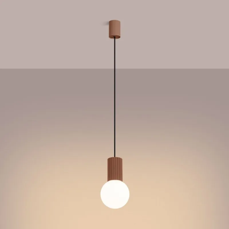 Lustr na lanku HALO 1xG9/8W/230V pr. 12 cm hnědá Přímo Od Výrobce