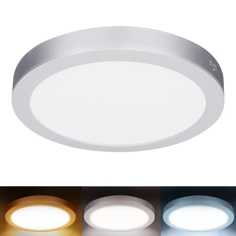 Expresní Doručení LED Přisazený/podhledový panel 2v1 18W/230V 3000/4000/6000K pr. 22,5 cm IP54 stř