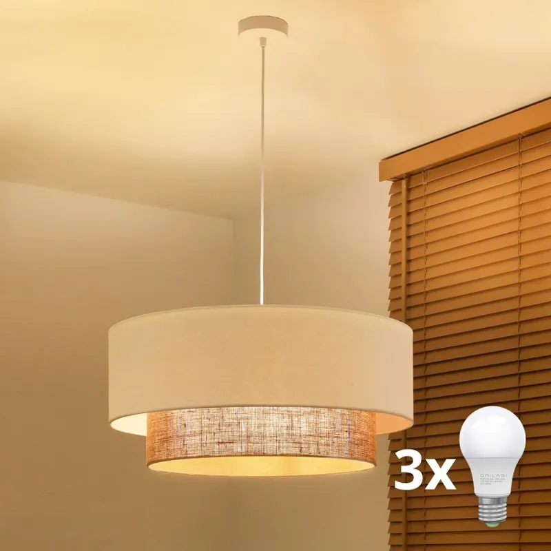 Brilagi - LED Lustr na lanku BOHO STYLE 3xE27/15W/230V pr. 60 cm Nakupujte Hned