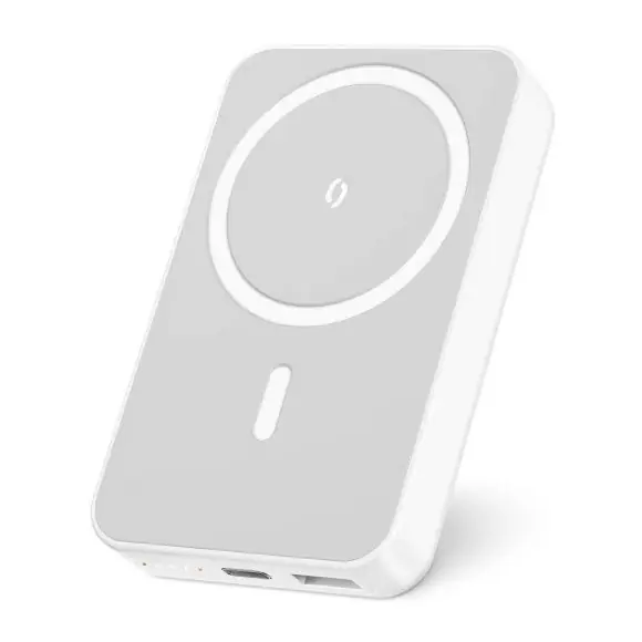Tovární Cena Aligator AMS04WT - Power Bank s bezdrátovým nabíjením Qi a MagSafe 10000 mAh 15W Power Delivery černá