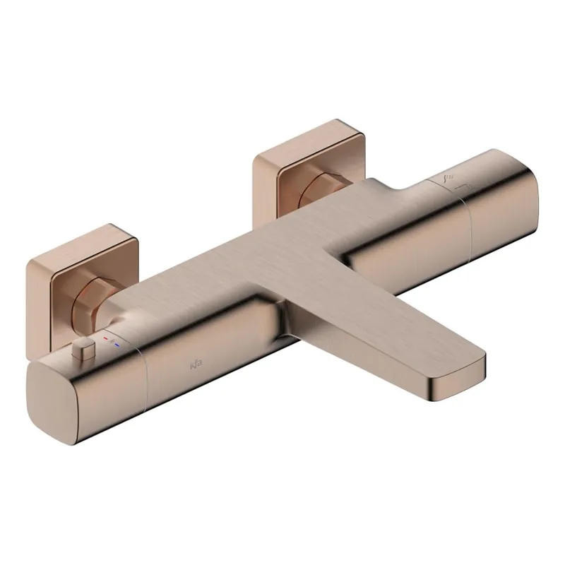 Cenová Bomba KFA Armatura 5754-010-34 - Termostatická vanová baterie MALAGA rose gold