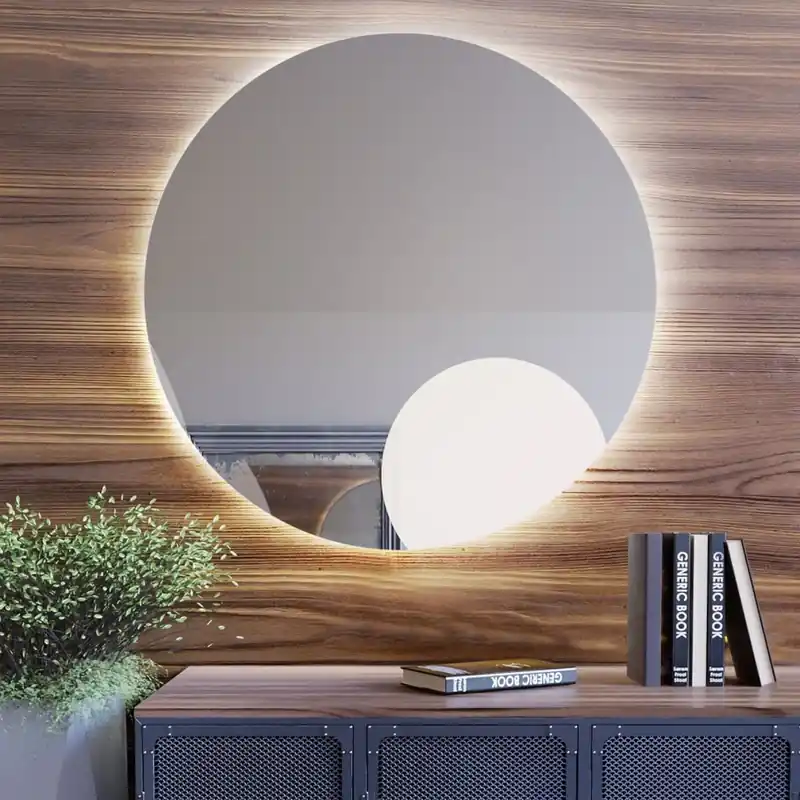 Časově Omezené Baltica Design - LED Koupelnové nástěnné zrcadlo s podsvícením BRIGHT LED/15W/230V 4500K pr. 70 cm IP65