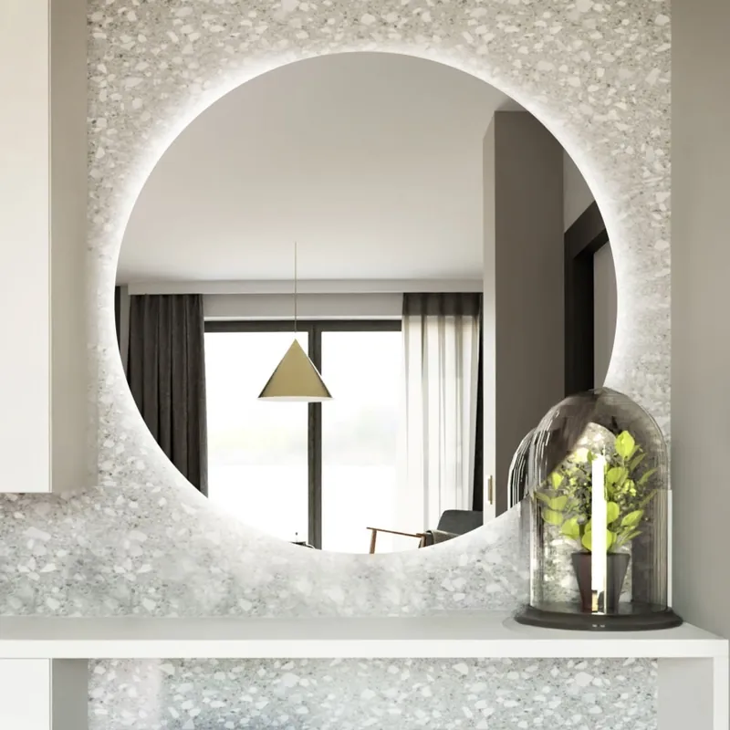 Vrácení Zdarma Baltica Design - LED Koupelnové nástěnné zrcadlo s podsvícením BRIGHT LED/15W/230V 6500K pr. 80 cm IP65