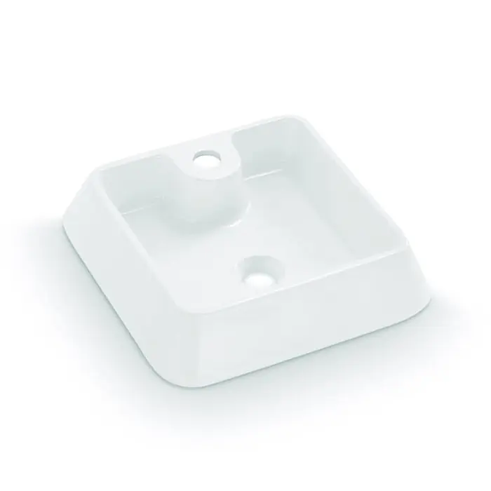 Bathco 4003 - Umyvadlo na desku GALICIA 40x40 cm porcelán/bílá Cenově Výhodný