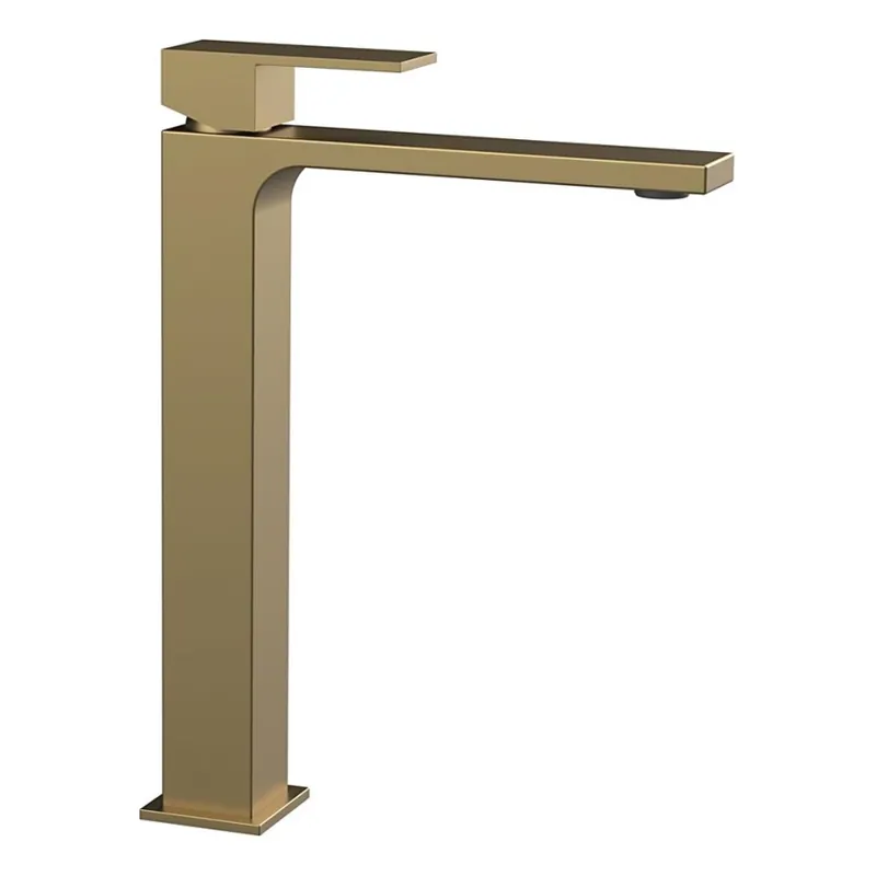Koupit Online Sapho - Umyvadlová baterie CUBEMIX 27,8 cm matná zlatá