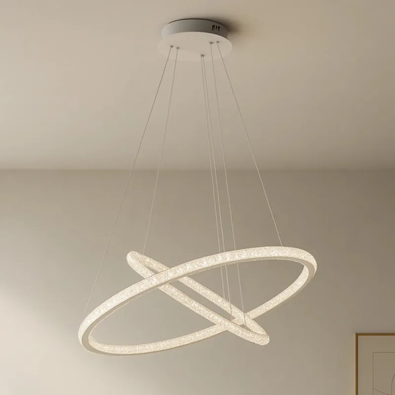 Tovární Cena LED Stmívatelný lustr na lanku LED/150W/230V 3000-6500K + dálkové ovládání