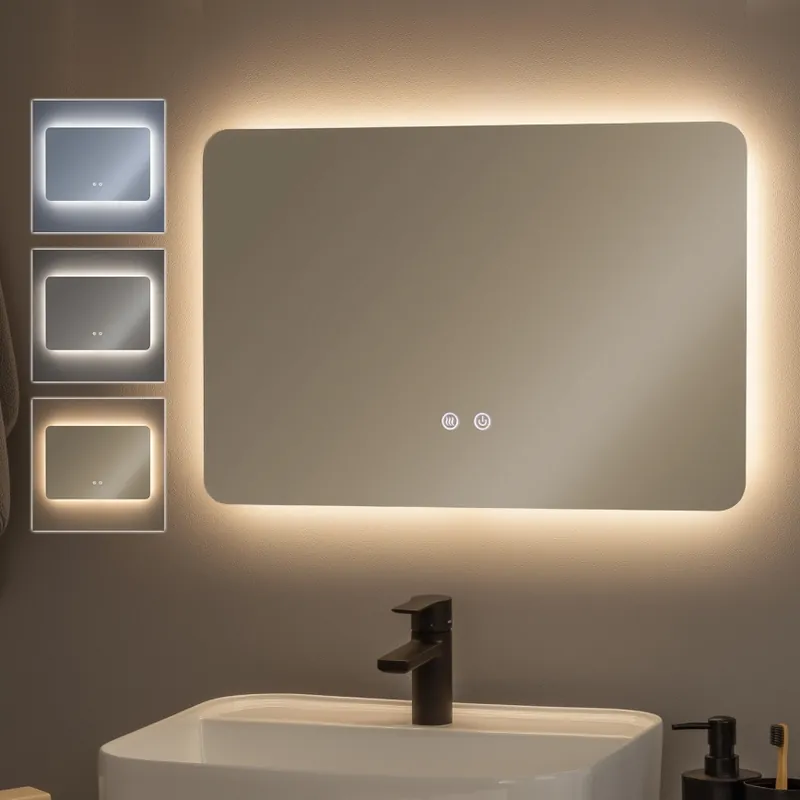 Vysoce Kvalitní Brilagi - LED Koupelnové vyhřívané zrcadlo DIANA LED/13W/230V 40x60 cm IP44 CRI 90 stmívatelné + CCT