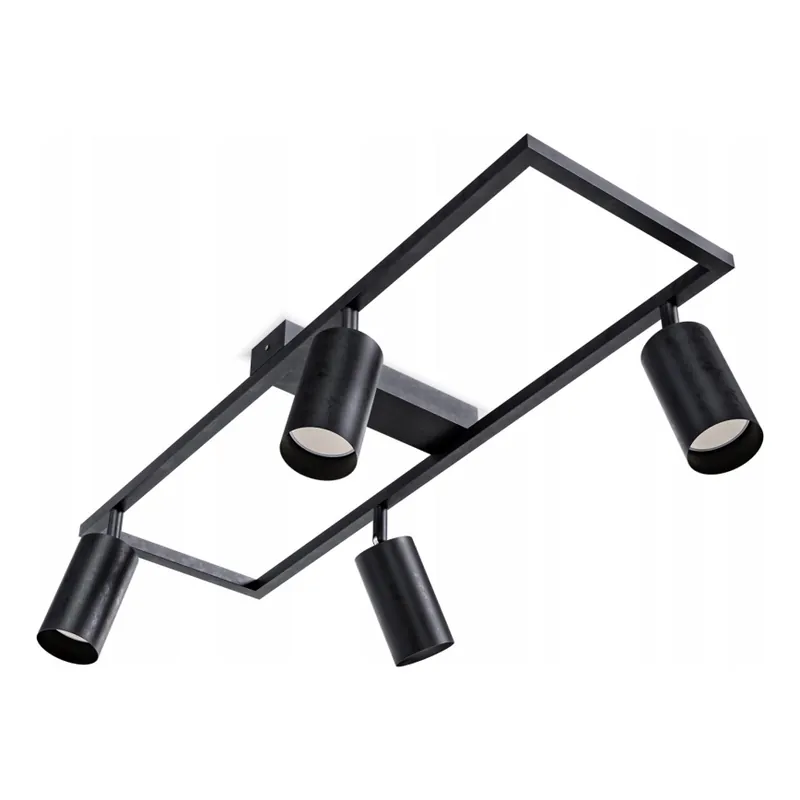 Výhodná Nabídka Bodové svítidlo 4xGU10/30W/230V černá