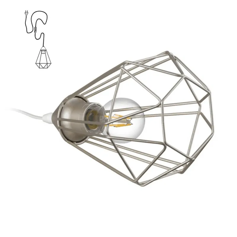 Originální Eglo 33618 - Stolní svítidlo do zásuvky TARBES 1xE27/60W/230V