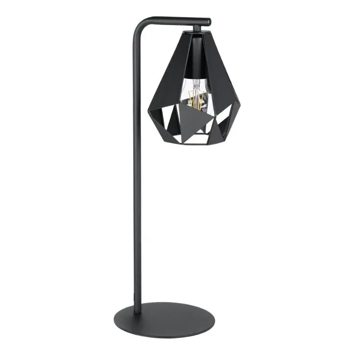 Eglo 43703 - Stolní lampa CARLTON 1xE27/60W/230V černá Cenová Bomba