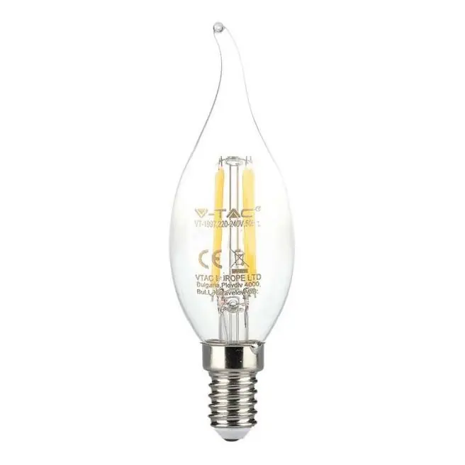 LED Žárovka FILAMENT E14/4W/230V 3000K Originální