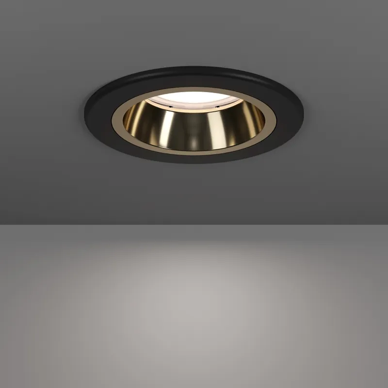 Eglo - LED Stmívatelné koupelnové podhledové svítidlo LED/4,8W/230V 2700/4000/6500K IP44 černá Finální Výprodej