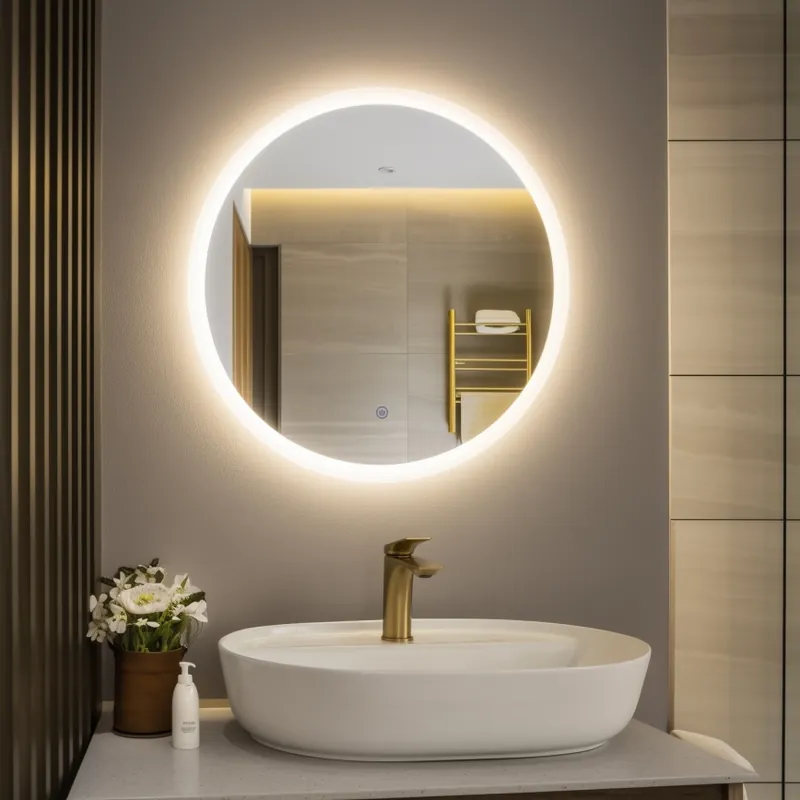Brilagi - LED Koupelnové zrcadlo CUNEO LED/19W/230V pr. 60 cm IP44 CRI 90 stmívatelné + CCT Výhodná Nabídka