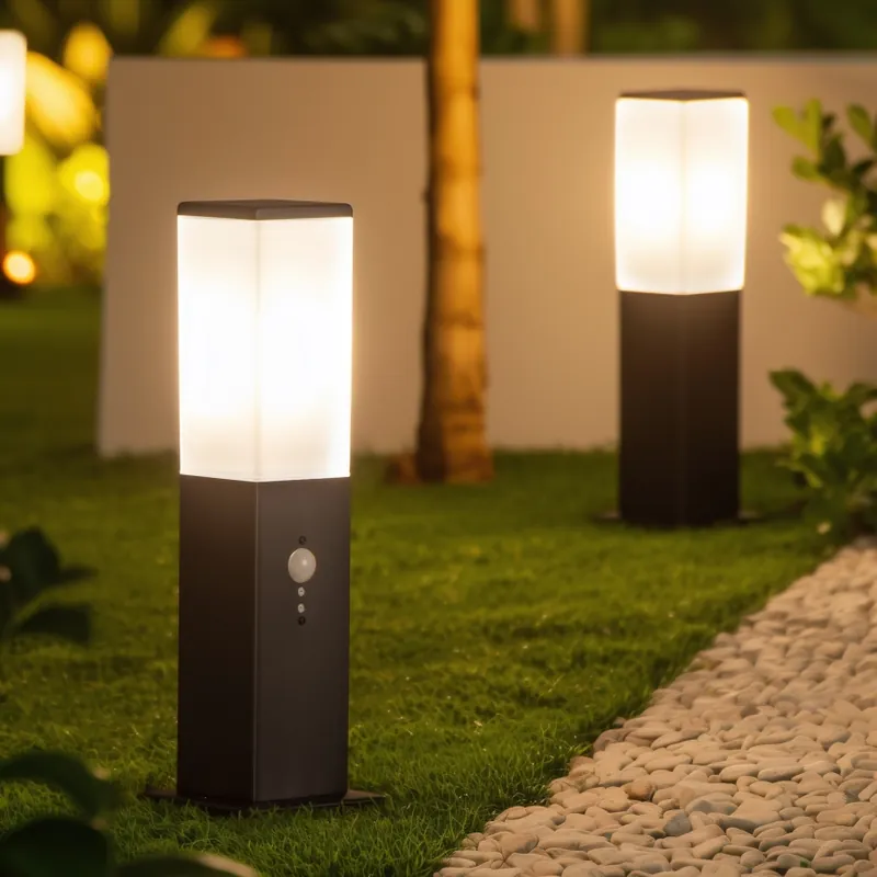 Cenově Výhodný Brilagi - Venkovní lampa se senzorem NOVA 1xE27/15W/230V 40 cm IP44 černá