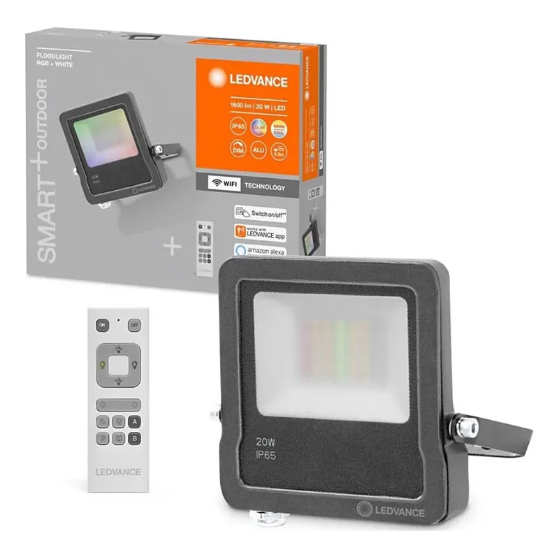 Cenová Bomba Ledvance - LED RGBW Reflektor FLOODLIGHT LED/20W/230V 3000K IP65 Wi-Fi + dálkové ovládání