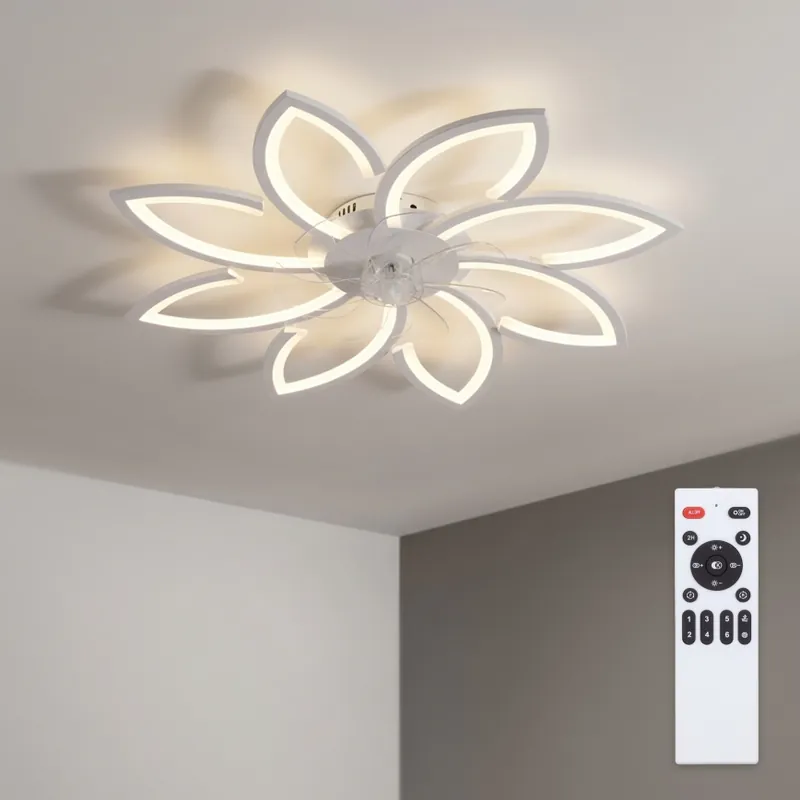 Brilagi - LED Stmívatelný stropní ventilátor LED/43W/230V 3000-6500K pr. 90 cm bílá + dálkové ovládání Nejprodávanější