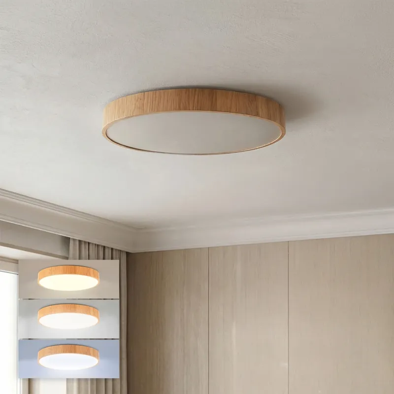 Značkový Brilagi - LED Stropní svítidlo POOL LED/48W/230V 3000/4000/6000K pr. 40 cm dekor dřeva