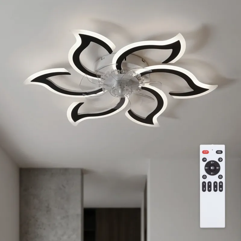 Brilagi - LED Stmívatelný stropní ventilátor LED/34W/230V 3000-6500K pr. 83 cm černá + dálkové ovládání Oblíbený
