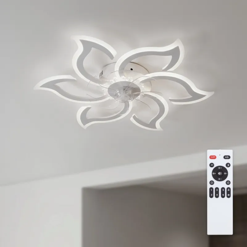 Aktuální Brilagi - LED Stmívatelný stropní ventilátor LED/34W/230V 3000-6500K pr. 83 cm bílá + dálkové ovládání
